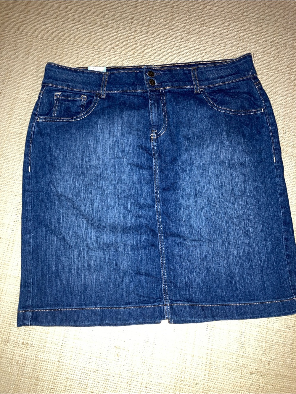 Old Navy NWT Classic Dark Blue Denim Skirt - Women's Sz12